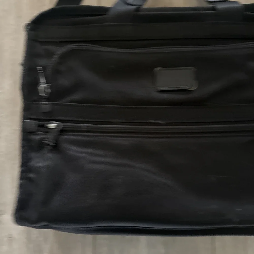 Tumi Alpha Organizer Portfolio Briefcase Laptop Bag‎ Ballistic Shoulder Strap
